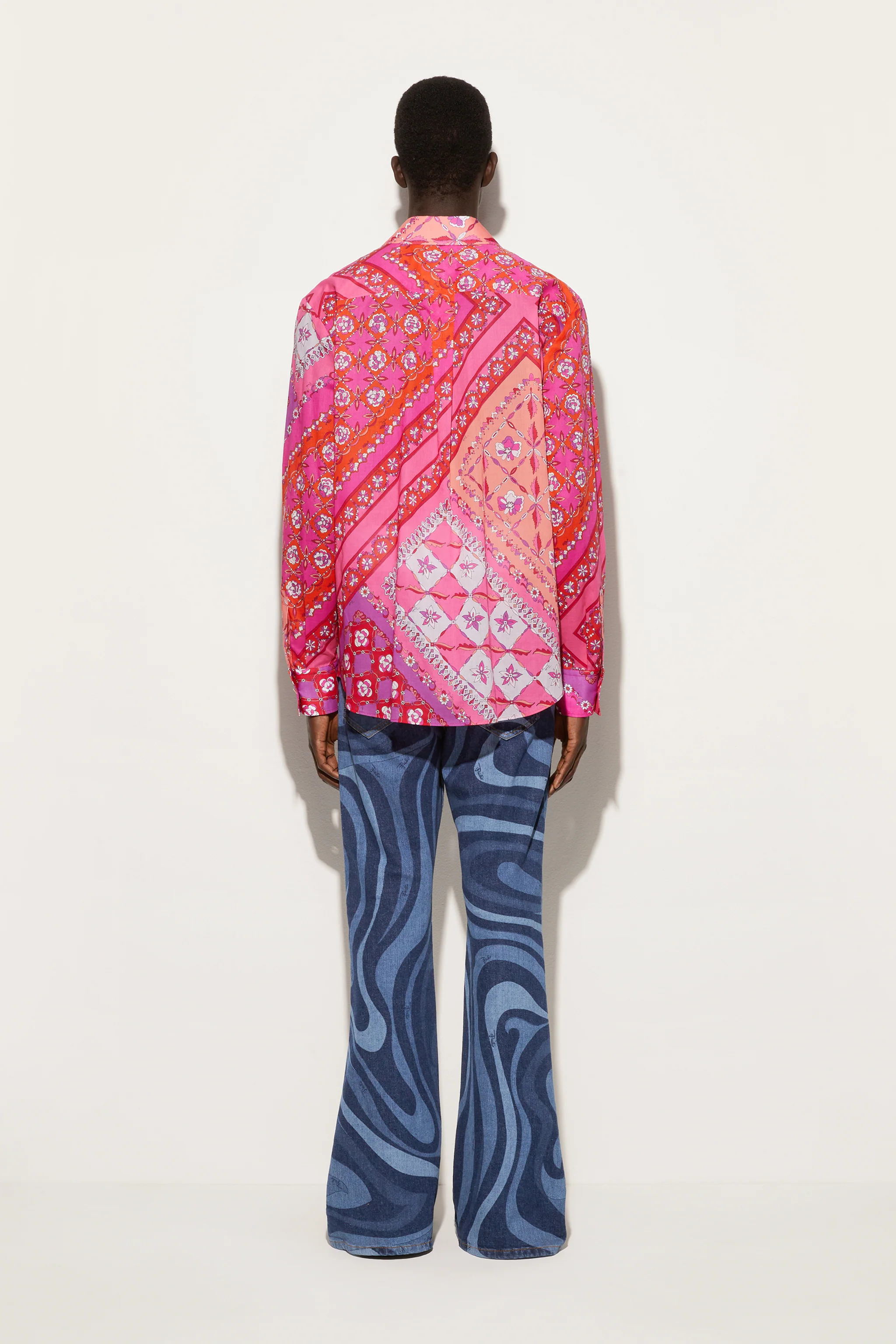 Camicia Oversize in Stampa Festa - Image 4
