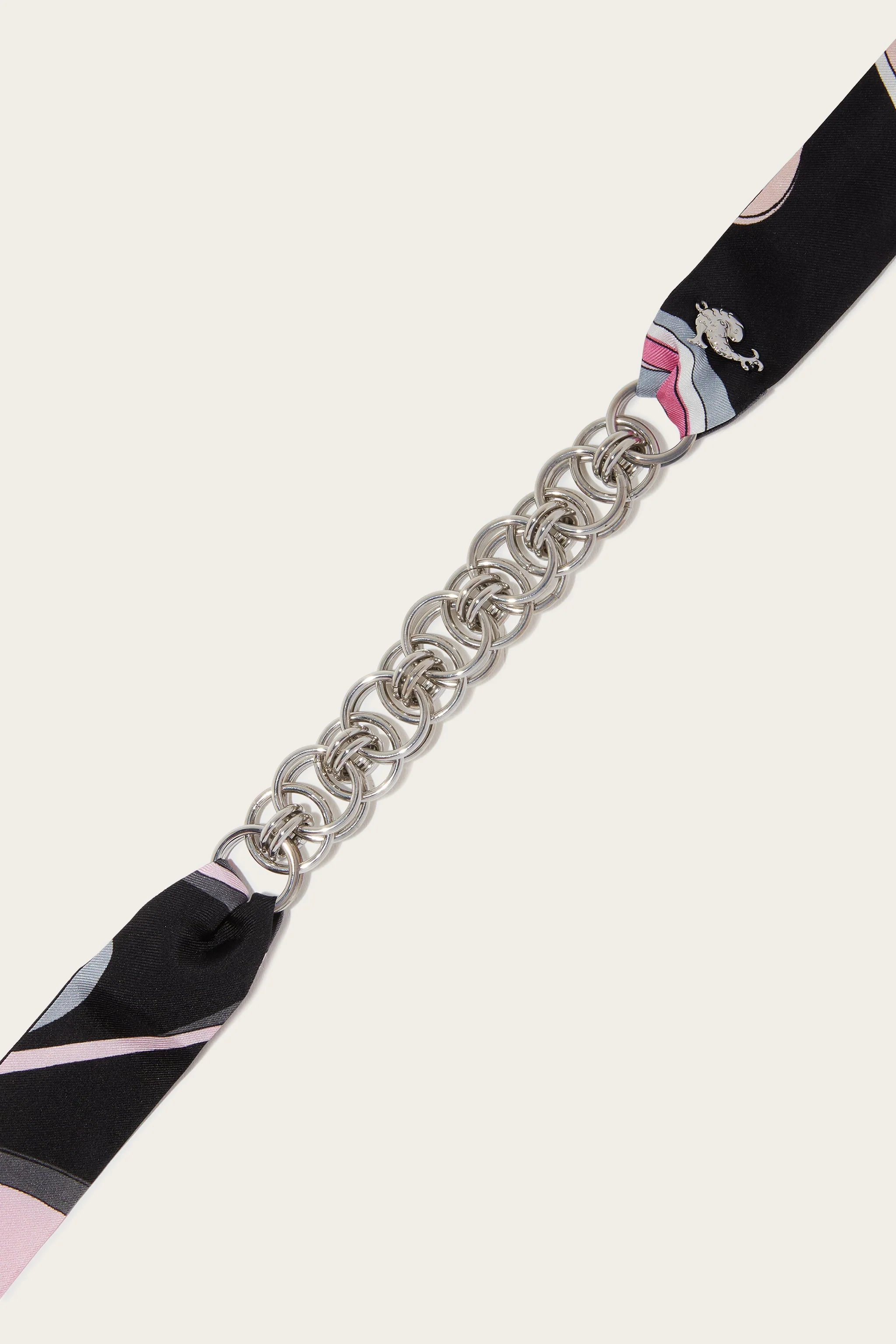 Foulard a Catena in Stampa Onde - Image 3