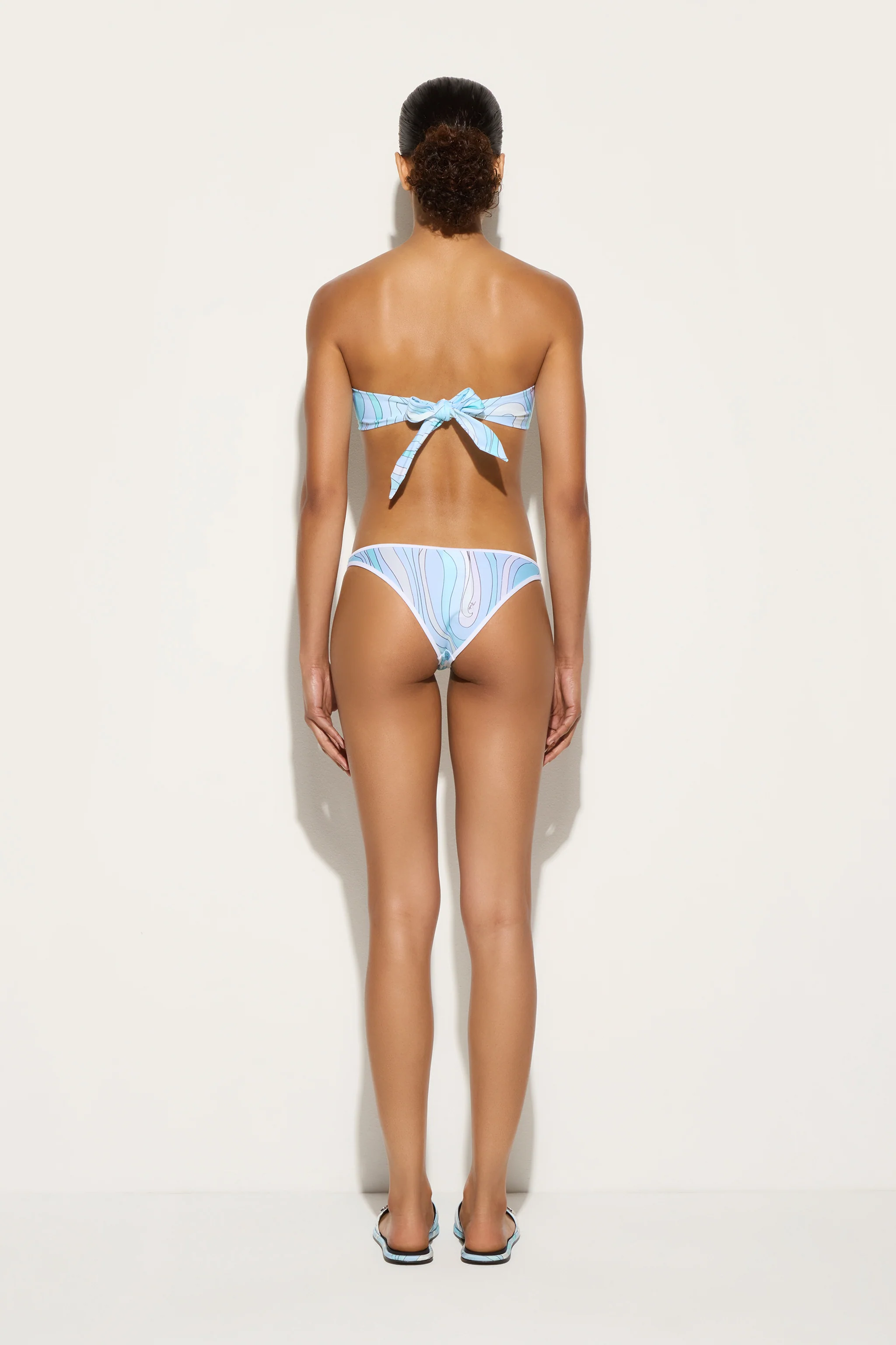 Slip Bikini in Stampa Marmo - Image 4