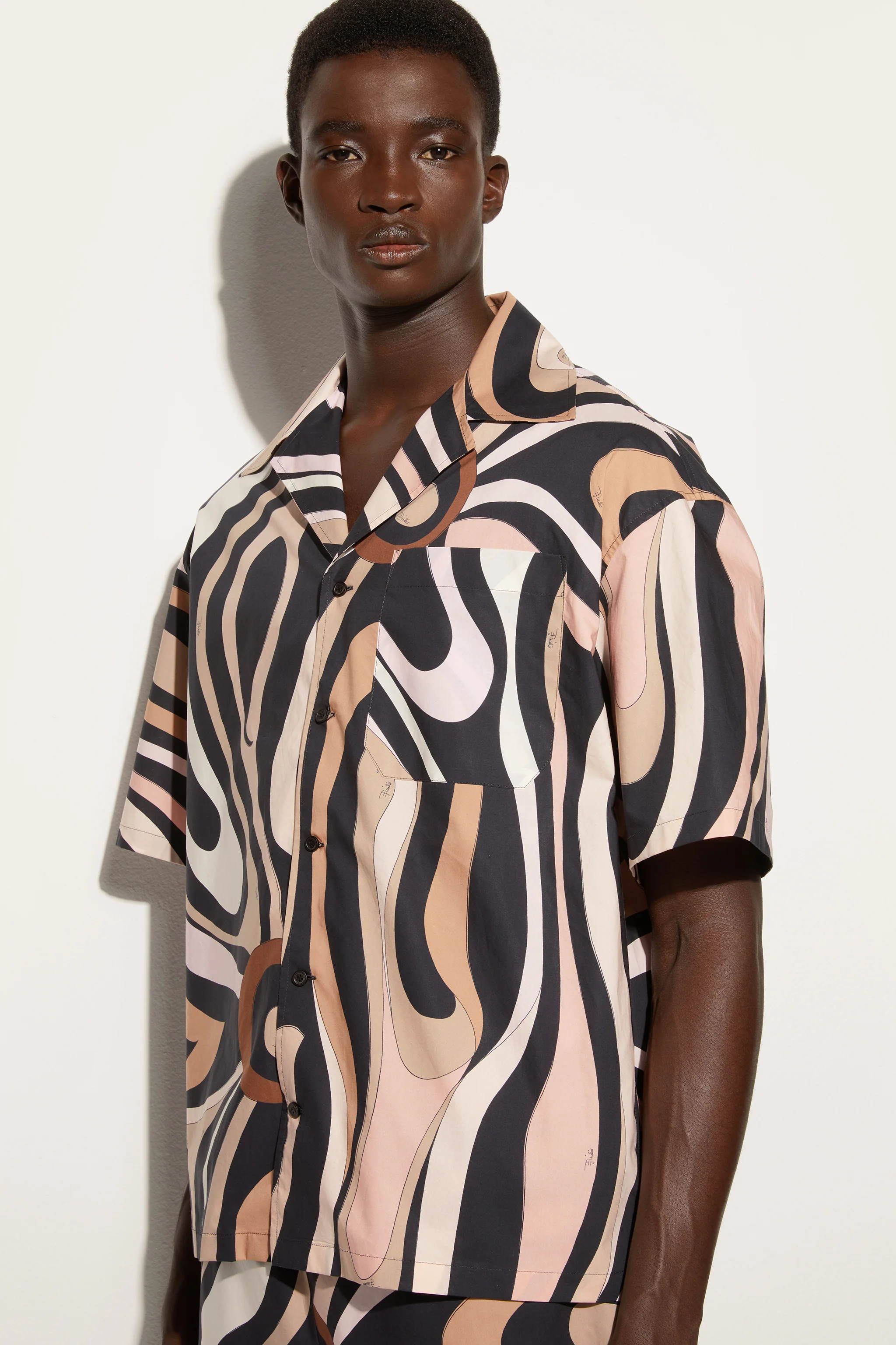 Camicia Bowling in Stampa Marmo - Image 5