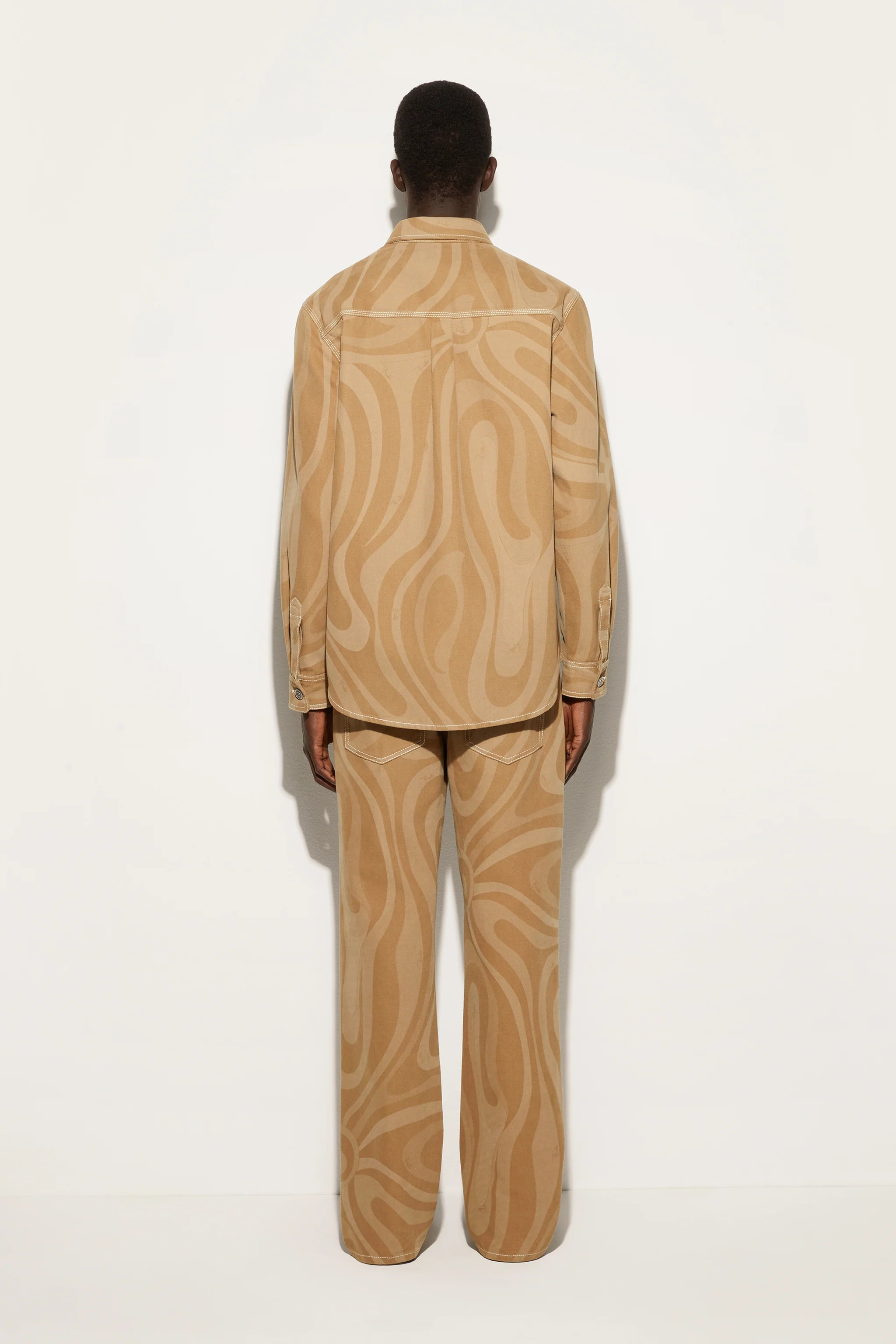 Pantaloni con stampa Marmo - Image 4