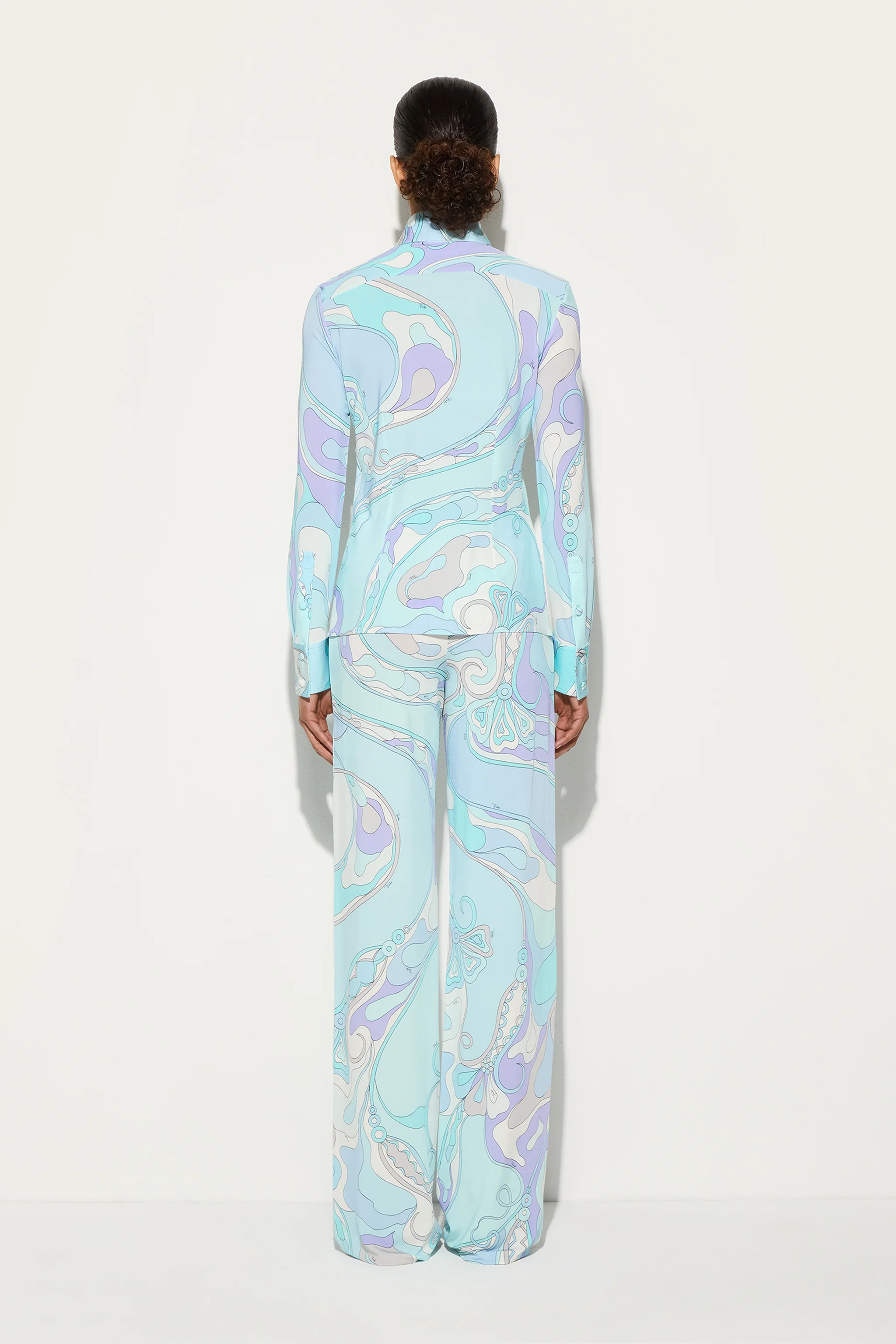 Pantaloni con Stampa Orchidee - Image 4