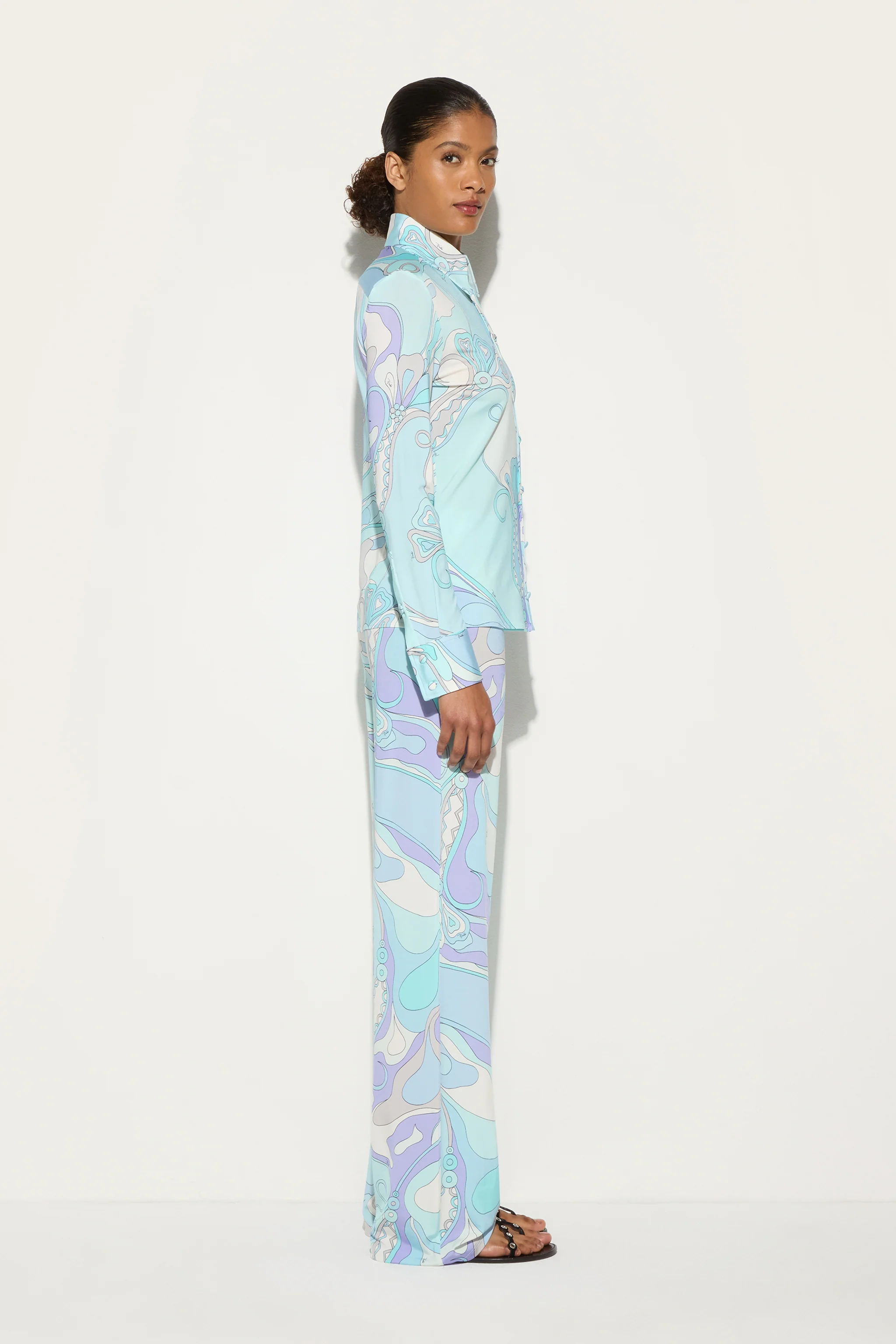 Camicia in Stampa Orchidee - Image 3